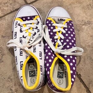 Kids Sneakers - Purple and White